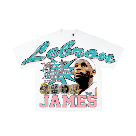 Lebron South Beach tee All Over Print (Vintage White)